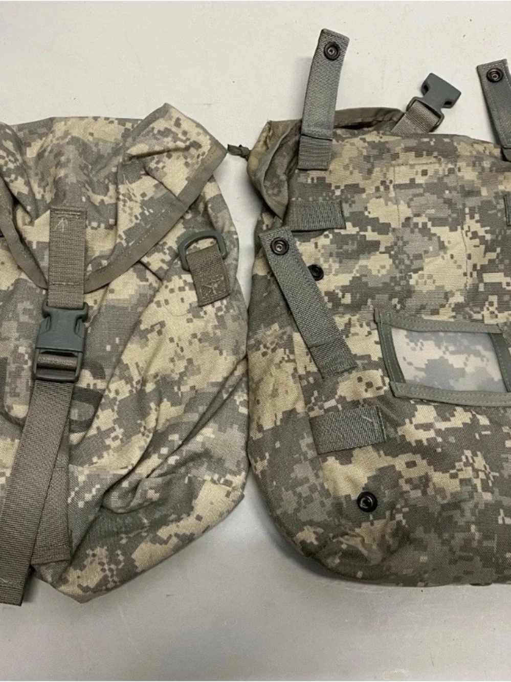 Pair of USGI Molle 2 UCP Sustainment Pouches for Large Rucksack